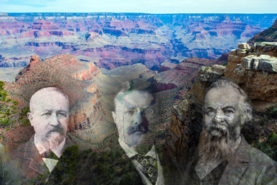 Explore the historical figures of the Grand Canyon, from Clarence Dutton to President Roosevelt Explore the historical figures of the Grand Canyon, from Clarence Dutton to President Roosevelt