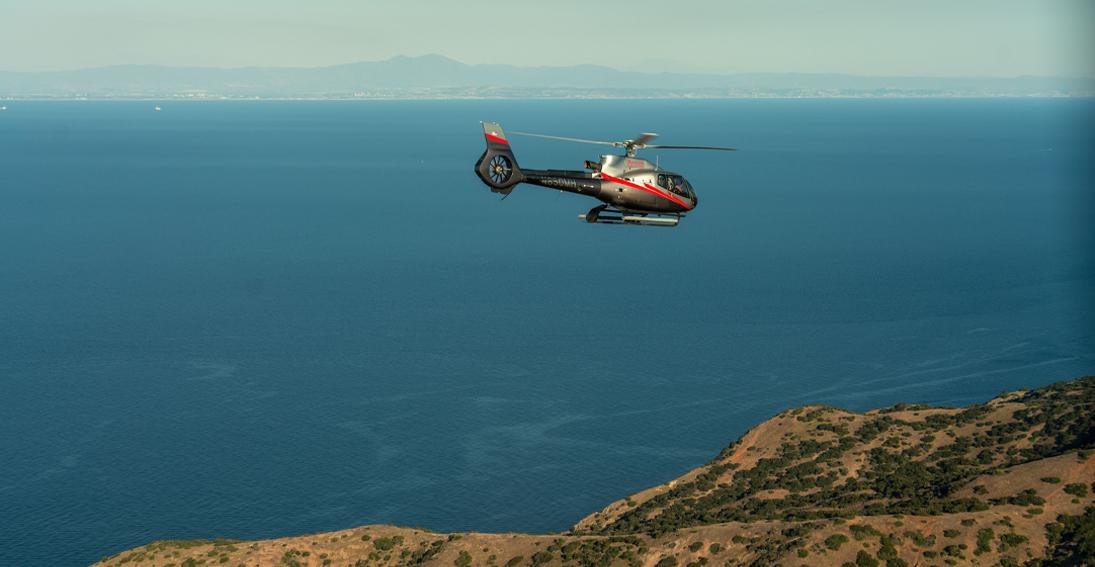 Maverick Helicopters flight and Hummer tour of Catalina’s backcountry